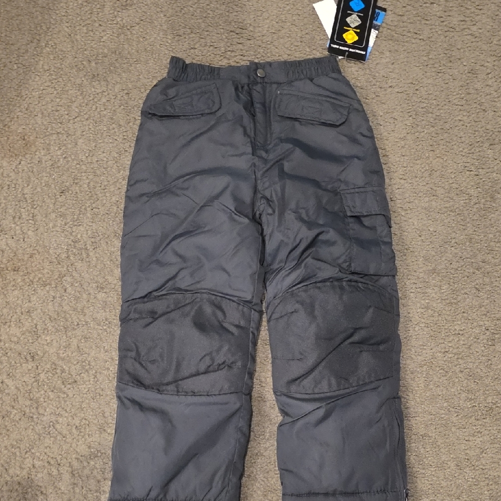 Stylish Kids' Gray Snow Pants Size 5/6